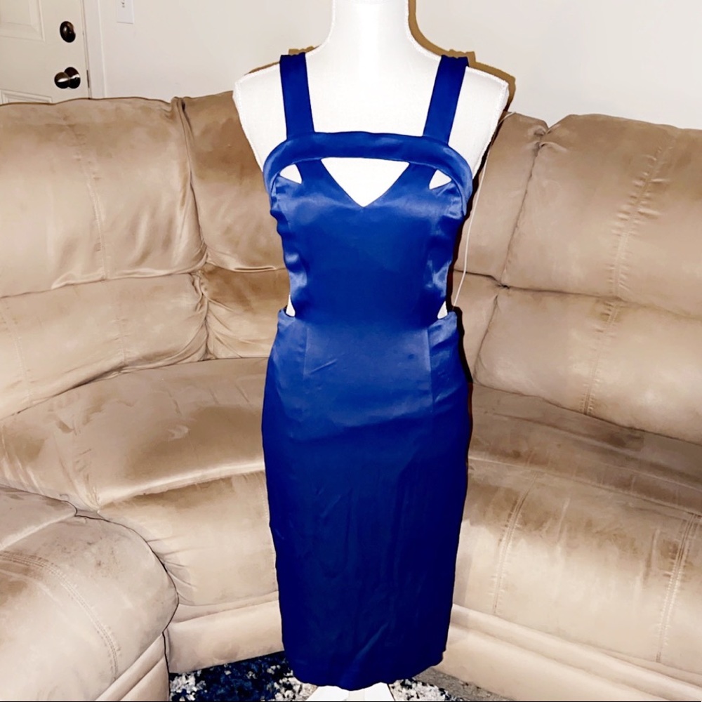 BEBE Cut Out Cocktail Dress - Picture 3 of 7